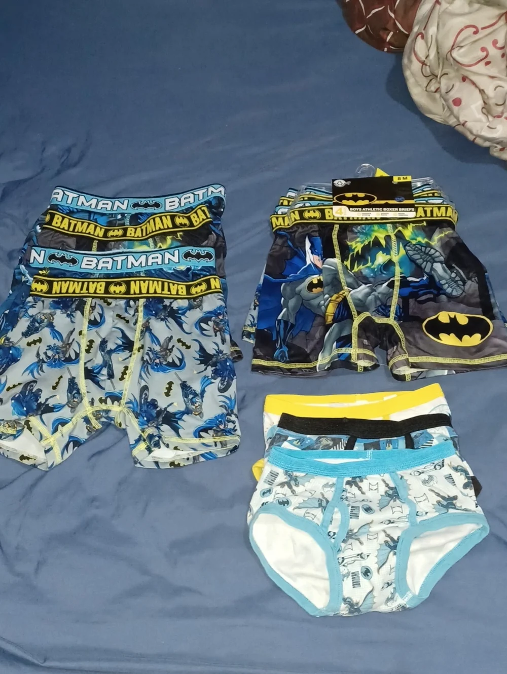 Bundle Of 11 Batman Boys Superhero Boxer Briefs Underwear Size 8